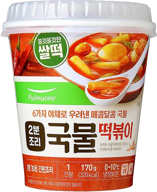 2분조리 국물떡볶이, 3개, 170g