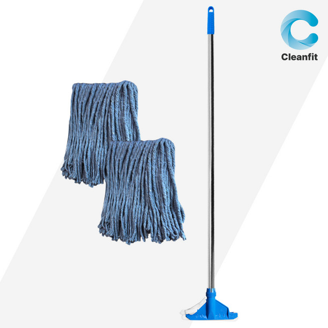 크린핏 고급 홀드 스텐 마포대 + 청사 마포걸레350g 2p, 1세트, 혼합