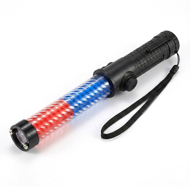 SL 미니 경광봉 신호봉 30cm LED 주차유도봉 호각 랜턴 자석 투톤, 혼합색, 1개