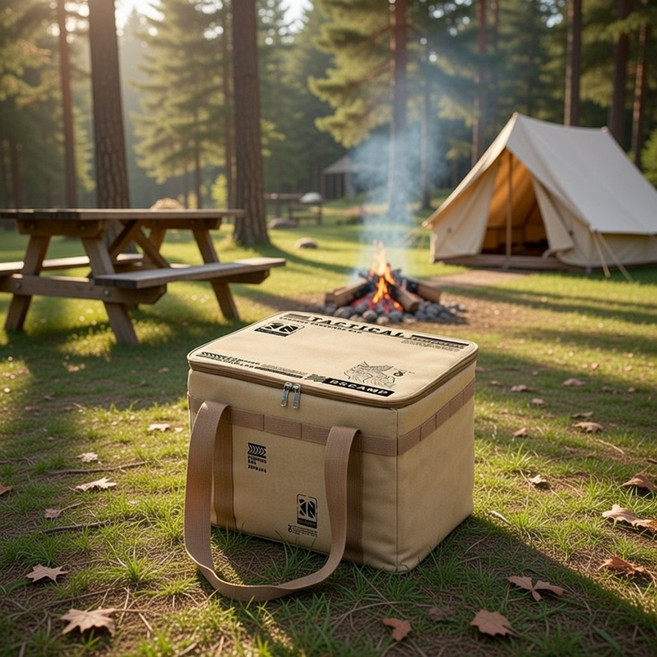 42L 30L 대용량 캠핑 수납 멀티 백 여행 다용도 피크닉 차박 백팩 가방, 1개, 1단, 30L 카키