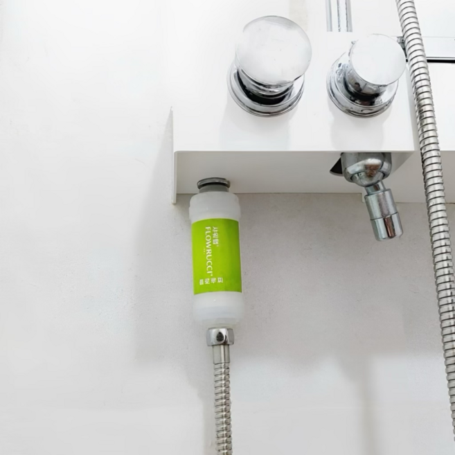 플로루찌 욕실용 연수기 대용량 1년사용