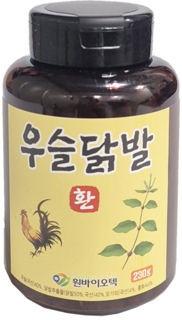 닭발우슬환 230g 우슬닭발환 원바이오텍 3병-사은품 프로폴리스 마누카 증정, 3개