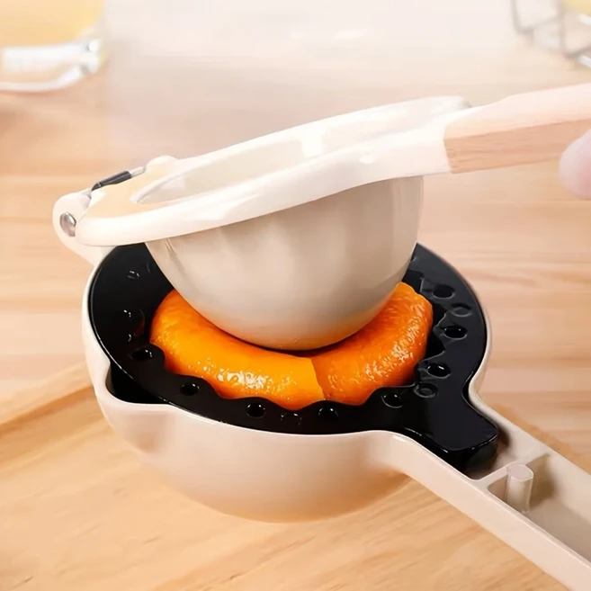 이중 레이어 레몬 스퀴저 알루미늄 합금 2-in-1 레몬 클램프 과일 수동 스퀴저, 01 Lemon Juicer