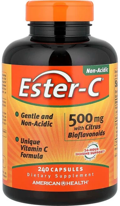 American Health 시트러스 바이오플라보노이드 함유 Ester-C® 캡슐 240정 AMH-16962, 1개 - 쿠팡