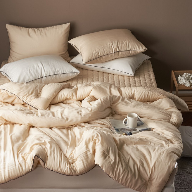 지베딩 슈크림 향균 렌징 모달 100 옥수수솜 차렵 이불 풀세트 싱글(S)