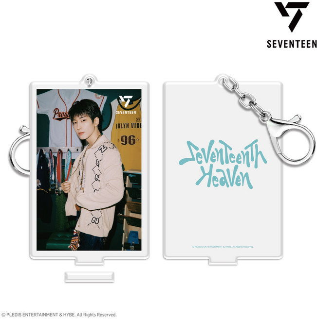 세븐틴 3D 렌티큘러 아크릴 키링 & 스탠드 세트 (SEVENTEENTH HEAVEN AM 5:26 Ver.), 원우