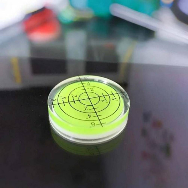 수평기 원형 미니 토목용 측정자 자석수평계 자석수 sta+88555vd