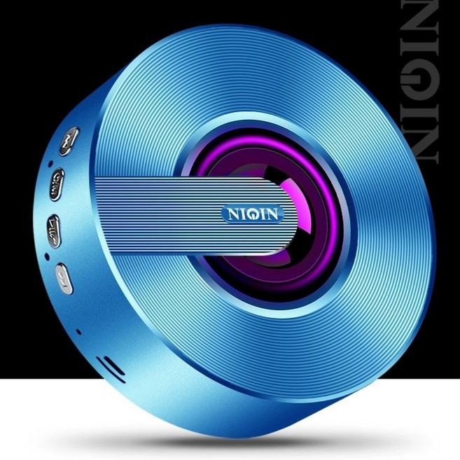 붙이는 스피커 층간소음 골전도 우퍼 사운드 블루투스, B.블루, 몽환 블루 스탠다드 버전 리듬