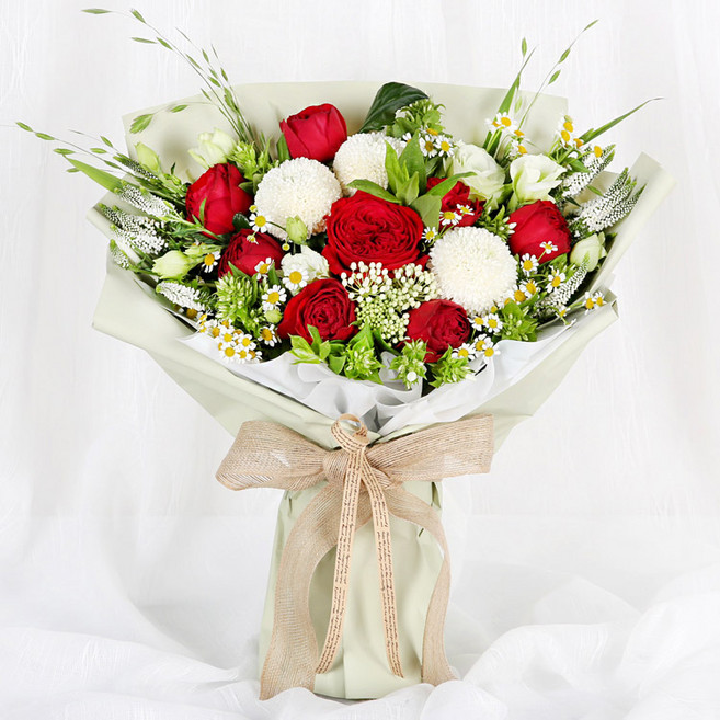 (오늘도착) 99플라워 예쁜 꽃다발 "설레이는 마음" ST-C540 - 졸업 프로포즈 발표회 입학 당일꽃배달 전국당일배송 생화