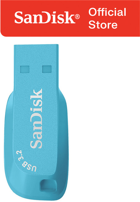 샌디스크 울트라 쉬프트 CZ410 USB 3.2 메모리, 32GB, 블루