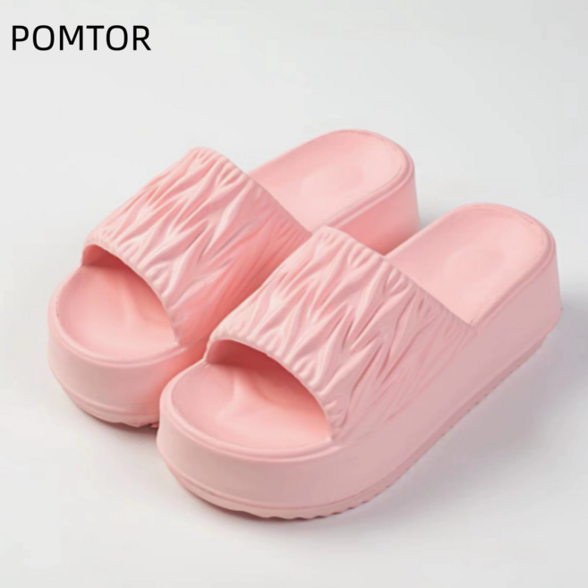 POMTOR 발편한 여성 여름 슬리퍼