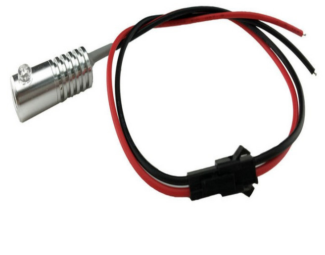 호환 DC12V Led 광원 10색 3mm(직경)용 미니 LED 조명기 사이드 글로우 광섬유 램프 자동차 홈 분위기 DIY, Purple, Inner Dia 3MM, 1개