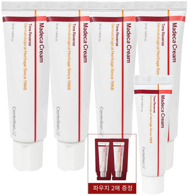 동국제약 센텔리안24 마데카크림 시즌7 타임리버스 50ml 4개+15ml 1개+체험분2매, 1개