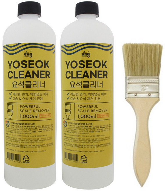 포프랑 요석클리너 화장실 요석제거 악취제거, 2개, 1L