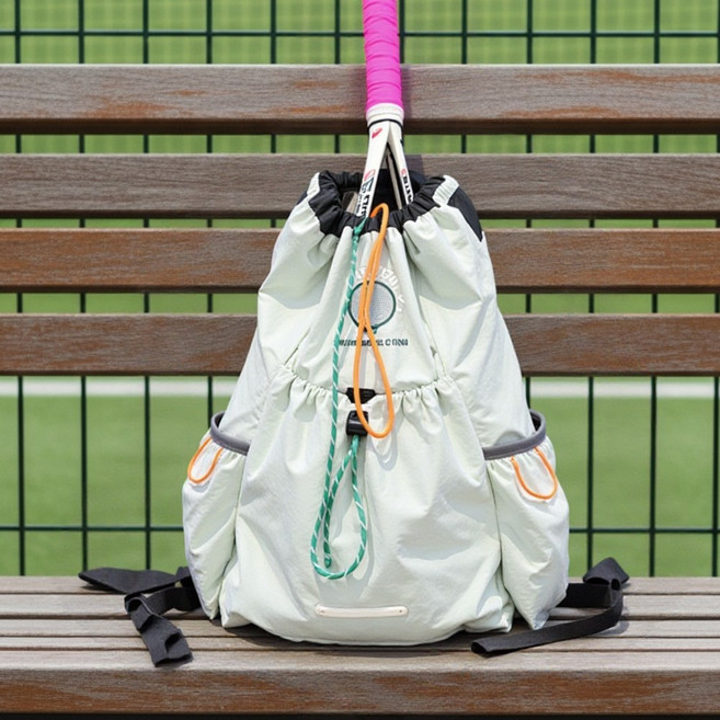 스포랩 테니스 가방 배드민턴 백팩, 아이스민트, 1개