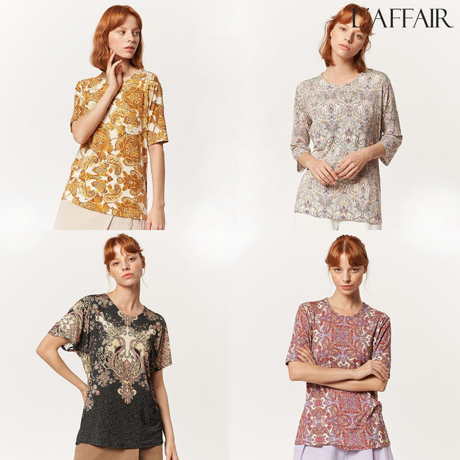 [임직원]라페어 프리미엄 인견 티블라우스 4종