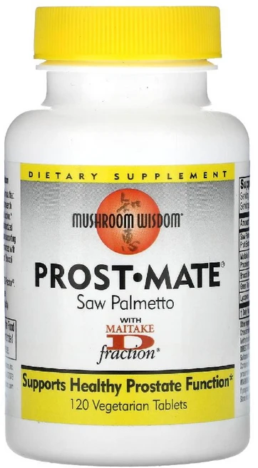 머쉬룸위즈덤 Prost Mate Saw Palmetto 쏘팔메토 베지 정제 120정, 1개 - 쿠팡