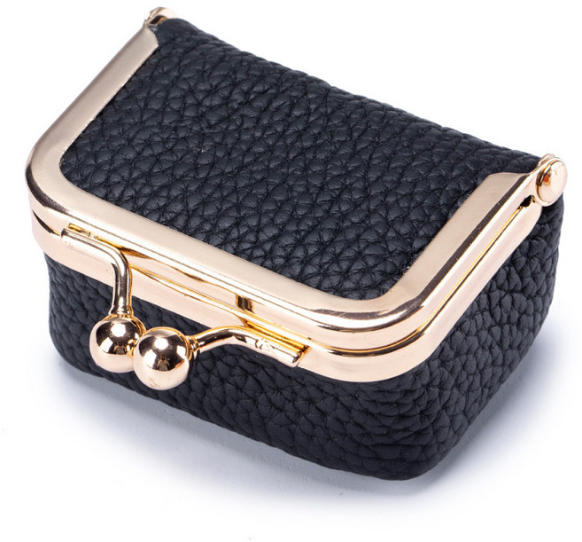 소가죽 미니 주얼리 파우치 악세서리 동전 지갑 작고 휴대용