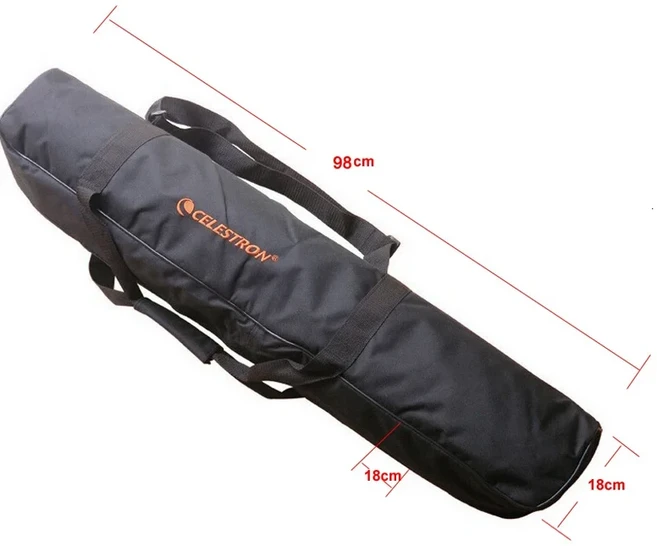 Celestron 천체 망원경 운반 보호대 부드러운 삼각대 숄더백 옥스포드 천 사진 가방 백팩 98-110cm, 01 80EQ 80DX 70EQ 70AZ