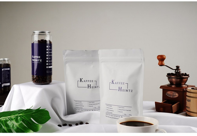 카페하인츠 스페셜티 커피 원두콩 100g 콜롬비아 수프리모, 핸드드립용, 브라질 산토스, 1개