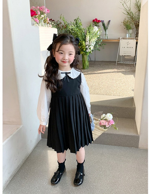빨간머리앤 여아 원피스 유아 가을 겨울원피스 촬영 하객 콩쿨 입학