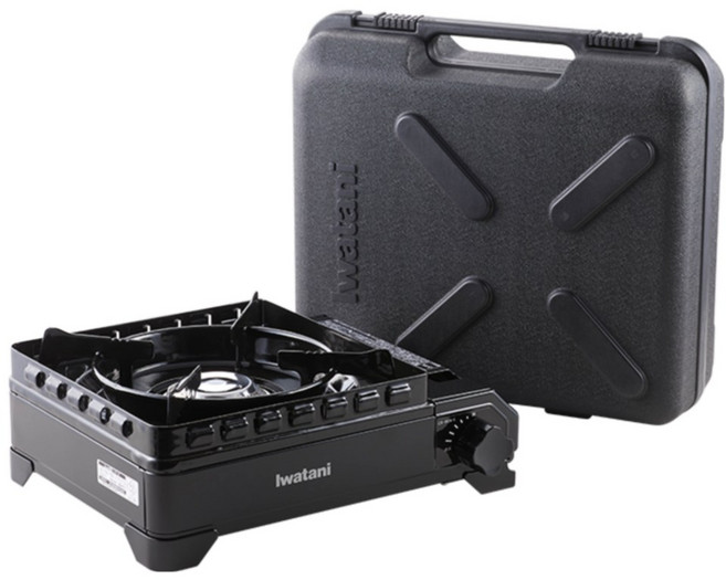 이와타니 캠핑 버너 터프마루 CB-ODX-1-BK 블랙, 1개