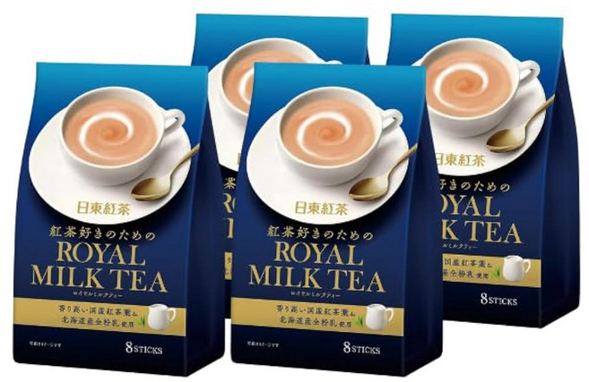 Royal milk tea 닛토우 홍차 로얄 밀크티 8개 스틱 2팩, 8개입