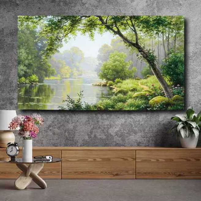 티비커버 모니터커버 TV가리개 덮개 티비가리개, 판타지 원더랜드 85인치/86인치