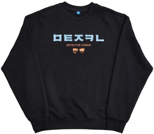 댄꼼마 DANCOMMA 명탐정 코난 ㅁㅌㅈㅋㄴ 한글 스웨트셔츠