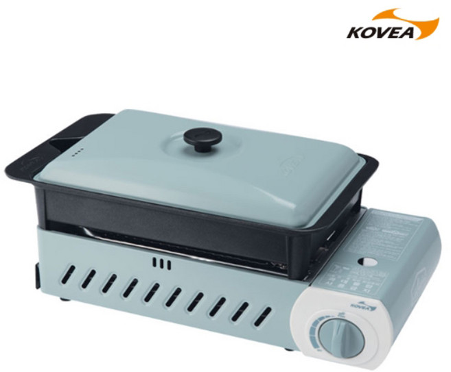 코베아 3웨이 올인원PO(L) 민트 구이바다 캠핑버너그릴, 1개