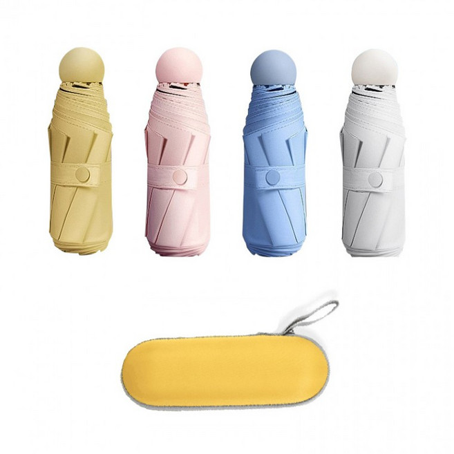 5단 초소형 우산 UV암막 초경량