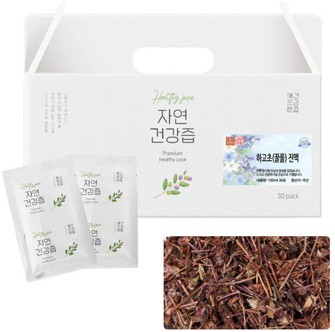 국산 하고초 꿀풀 즙 차 건강즙 진액 엑기스 액기스 100ml 30개입, 30개
