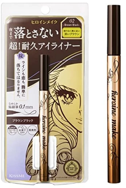 히로인 메이크 프라임 리퀴드 아이라이너 리치 유지 02 브라운 0.4밀리리터 x 1, 1개 - 쿠팡