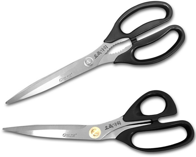 [쿠커스 판다] 대륙 씨저스 오복 가위 / 국내생산 스텐 업소용 주방가위 / 절삭력이 뛰어난 고기가위, 104 [e-편한]
