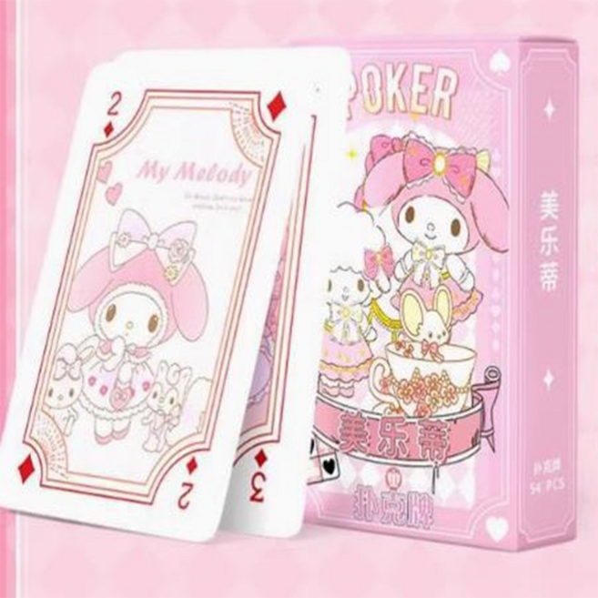 옐상 산리오 트럼프 포토카드 8종, 1팩, 마멜