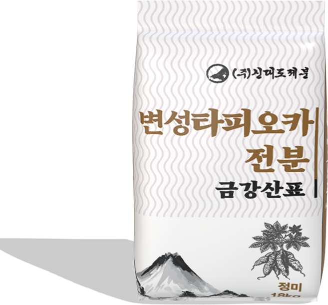 신대도제분 에이스 변성타피오카전분 20kg 만두피 제빵 제면 소스 튀김용 변성전분, 1개