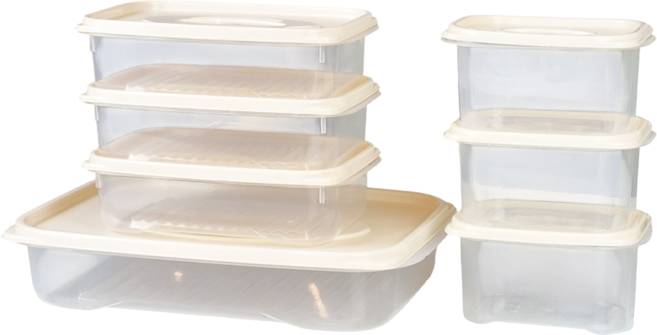 DAMDA 담다프레시 전자레인지 보관용기 냉동밥, 1세트