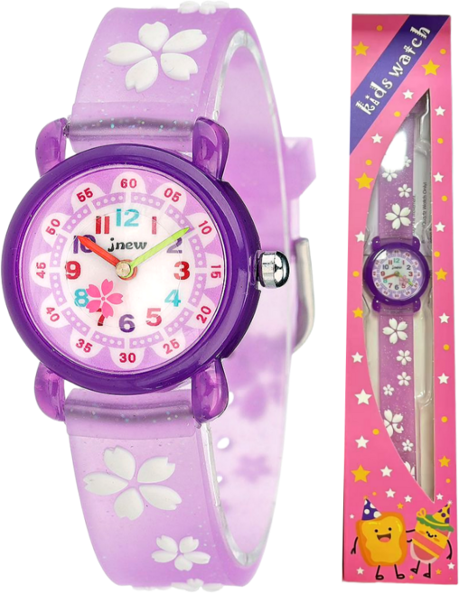 재재팩토리 아동용 플라워 교육 손목시계 선물용