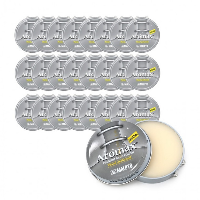 말표 아로맥스 프리미엄 무색구두약 내츄럴40g(24개) 가정용 구두약