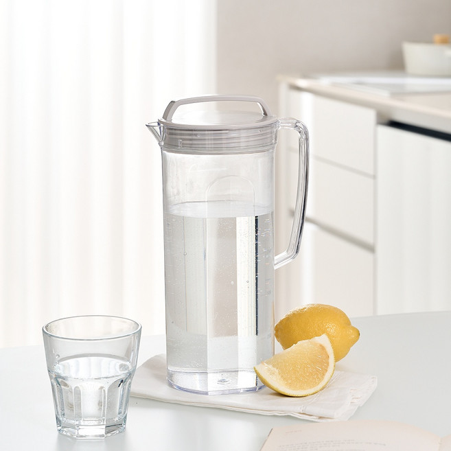 모던하우스 트라이탄 냉장고 물병 1.3L KC0226001, 투명색, 1개, 1300ml