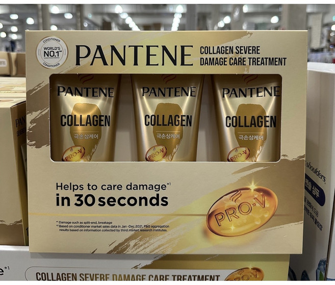 팬틴 극손상케어 헤어트리트먼트, 400ml, 3개