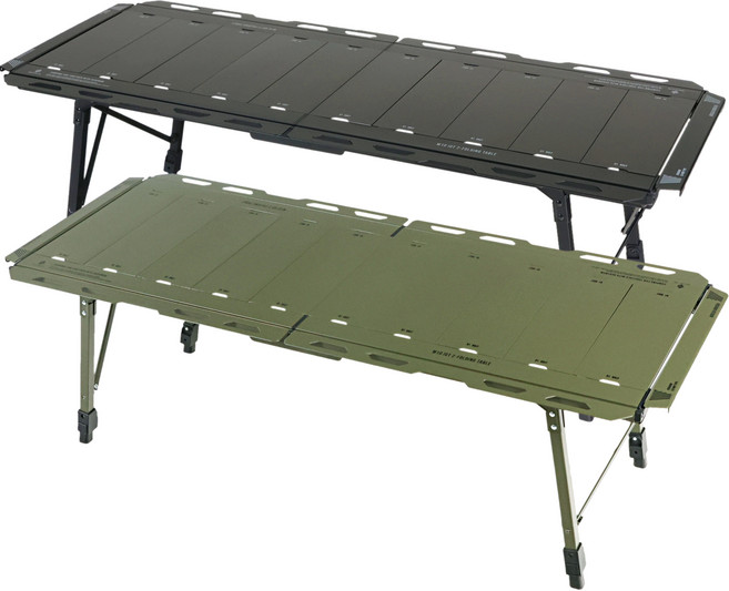 레드스노우 M10 IGT테이블 접이식 높이조절 폴딩 캠핑테이블, 카키