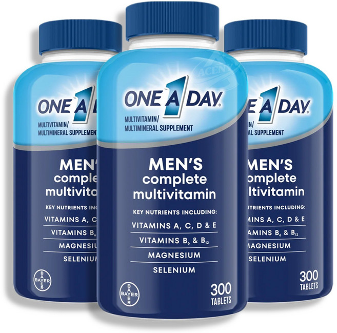 One A Day 원어데이 50+ 남성용 멀티비타민 300정, 3개