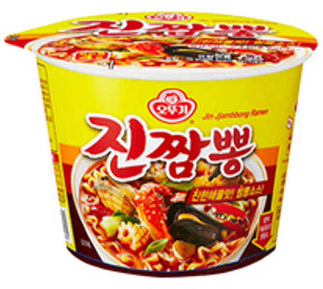 오뚜기 진짬뽕 컵라면 115g, 6개