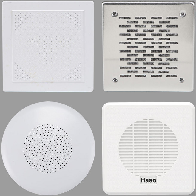 아파트 세대용 방송 아파트 스피커커버 케이스, 1개, 1. 삼미 사각 PVC 커버만