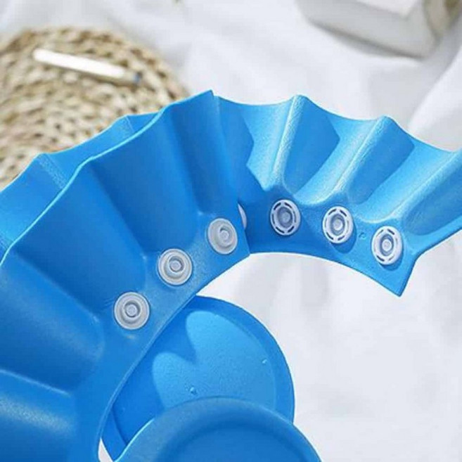 일반형샴푸캡 아기목욕용품 샤워용품 샴푸캡, 귀마개형 옐로우, 1개