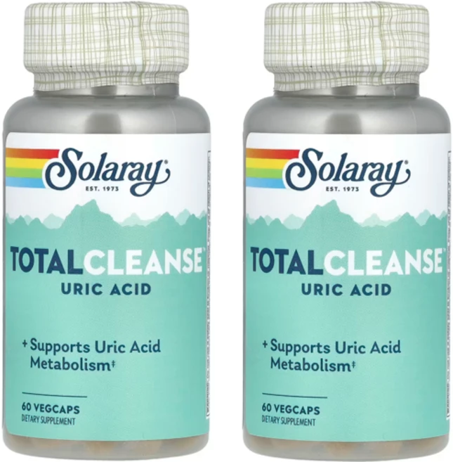 Solaray Total Cleanse 토탈 클렌즈 60캡슐 2개 솔라레이, 60정 - 쿠팡