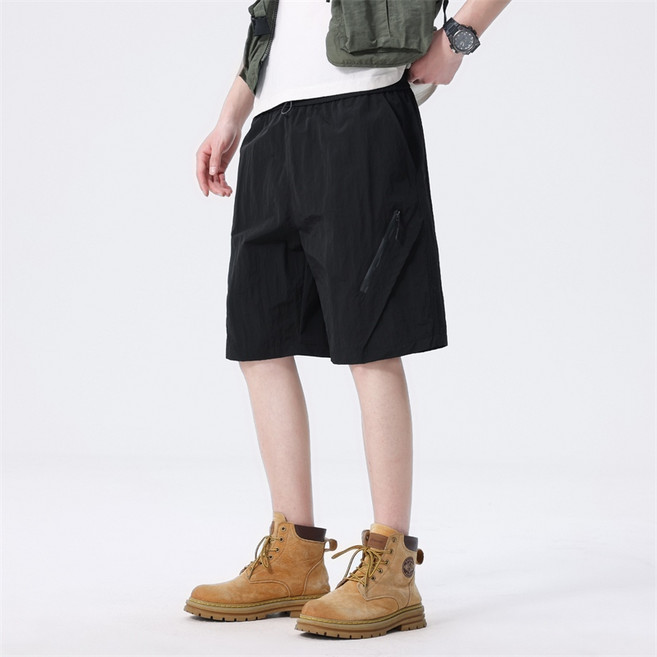防潑水速乾五分短褲 輕薄透氣運動休閒情侶款 大尺碼多色可選