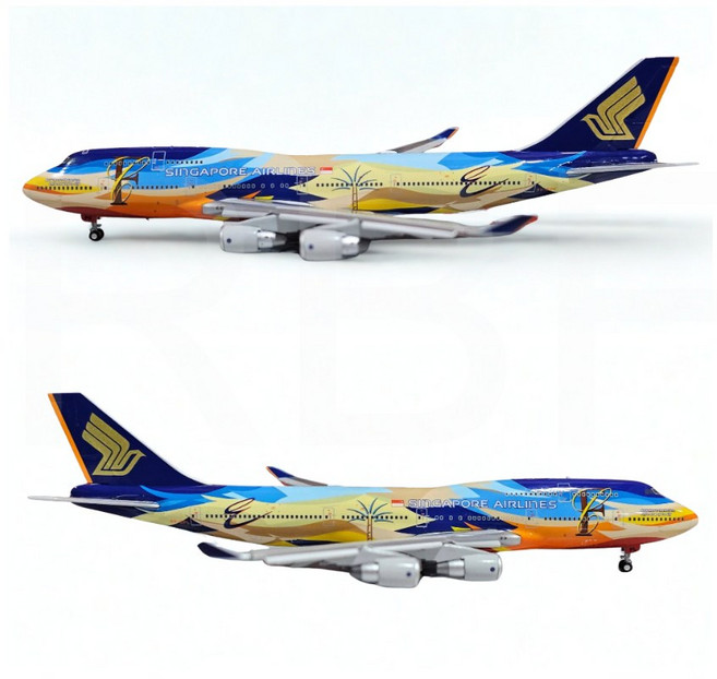Singapore Airlines 747-400 模型飛機 1/400, 1個