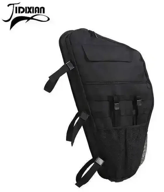 지디시안 자동차 롤바 수납 가방 지프 랭글러 JK/JL 4도어 2007-2025년식 호환 안티롤 트렁크 정리함 내부, 01 right